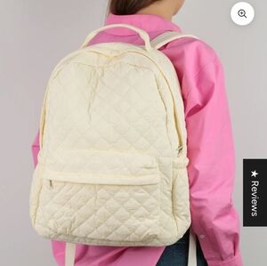 Ela Handbags - Jillian Harris - Backpack - Cream